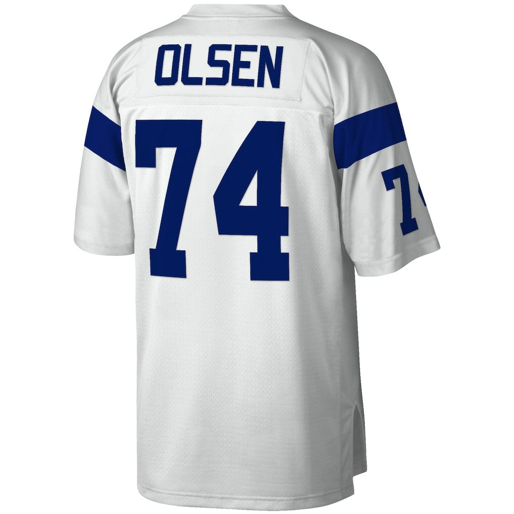 Merlin Olsen Los Angeles Rams Legacy Replica Jersey White