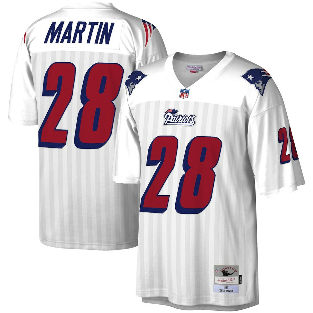 NFL Curtis Martin New England Patriots Legacy Replica Jersey - White for sale