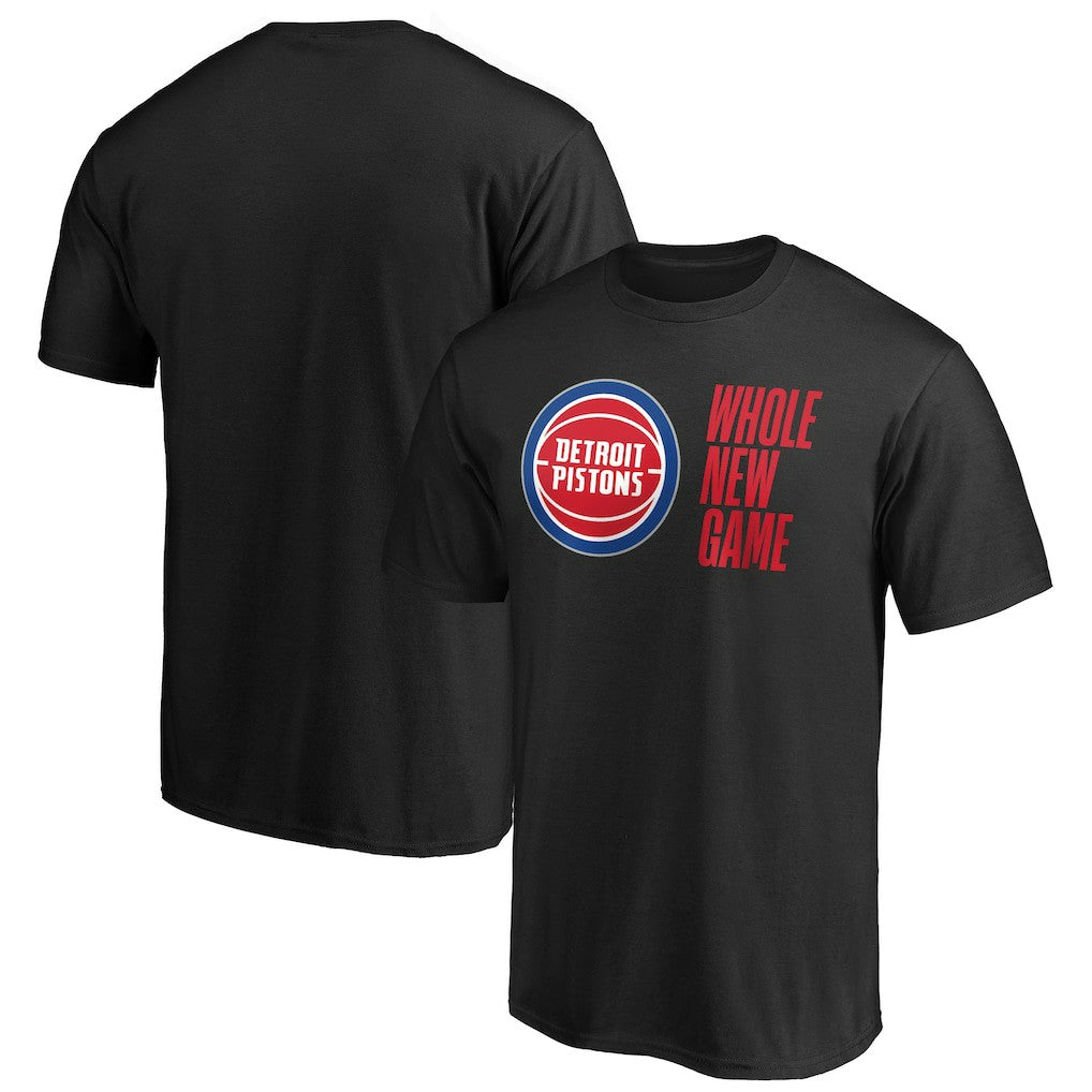 Detroit Pistons Whole New Game Team T-Shirt Black