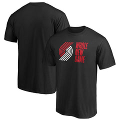 Portland Trail Blazers Whole New Game Team T-Shirt Black