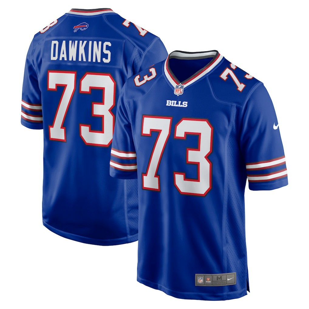 Dion Dawkins Buffalo Bills Game Player Jersey Royal