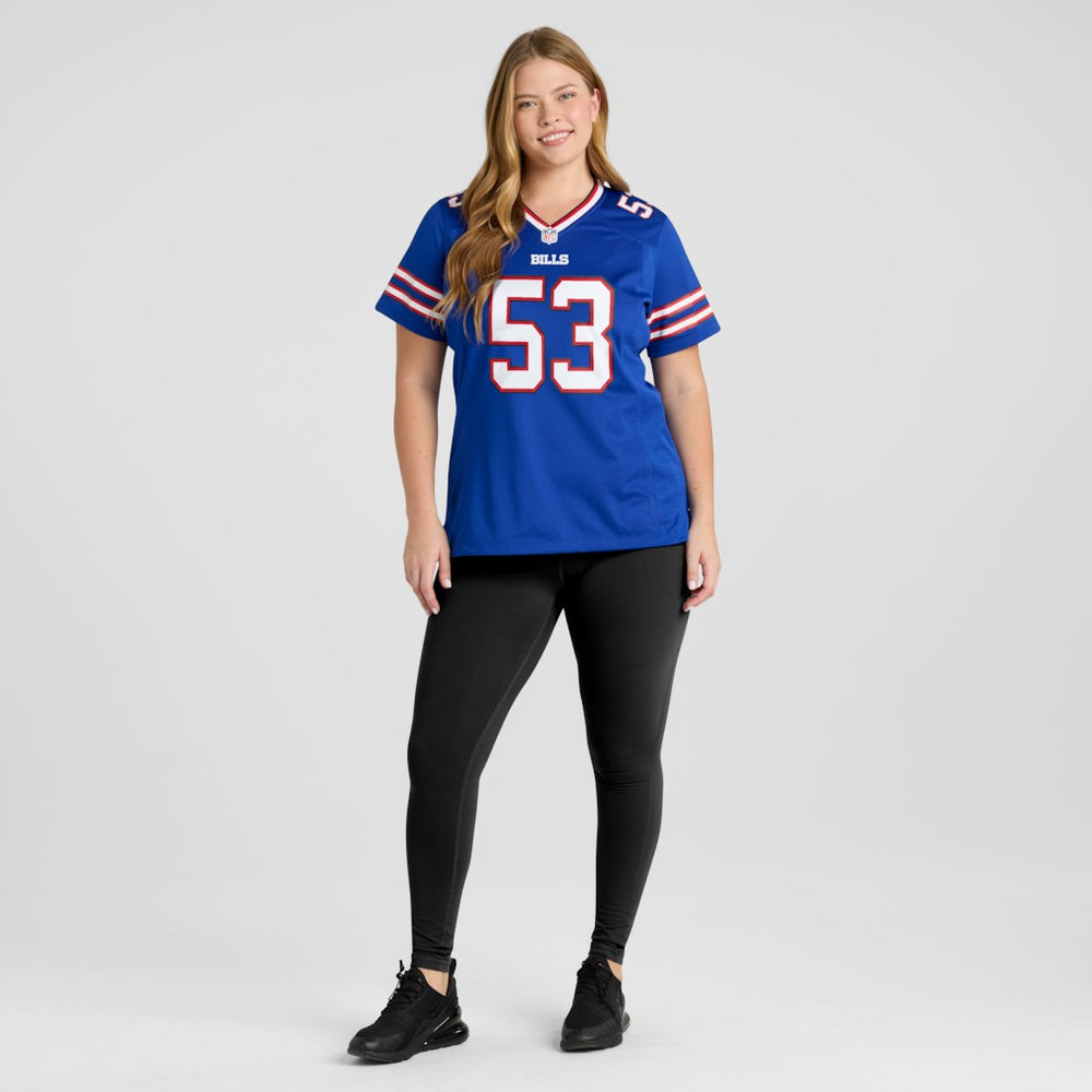 Tyrel Dodson Buffalo Bills Women's Game Jersey Royal