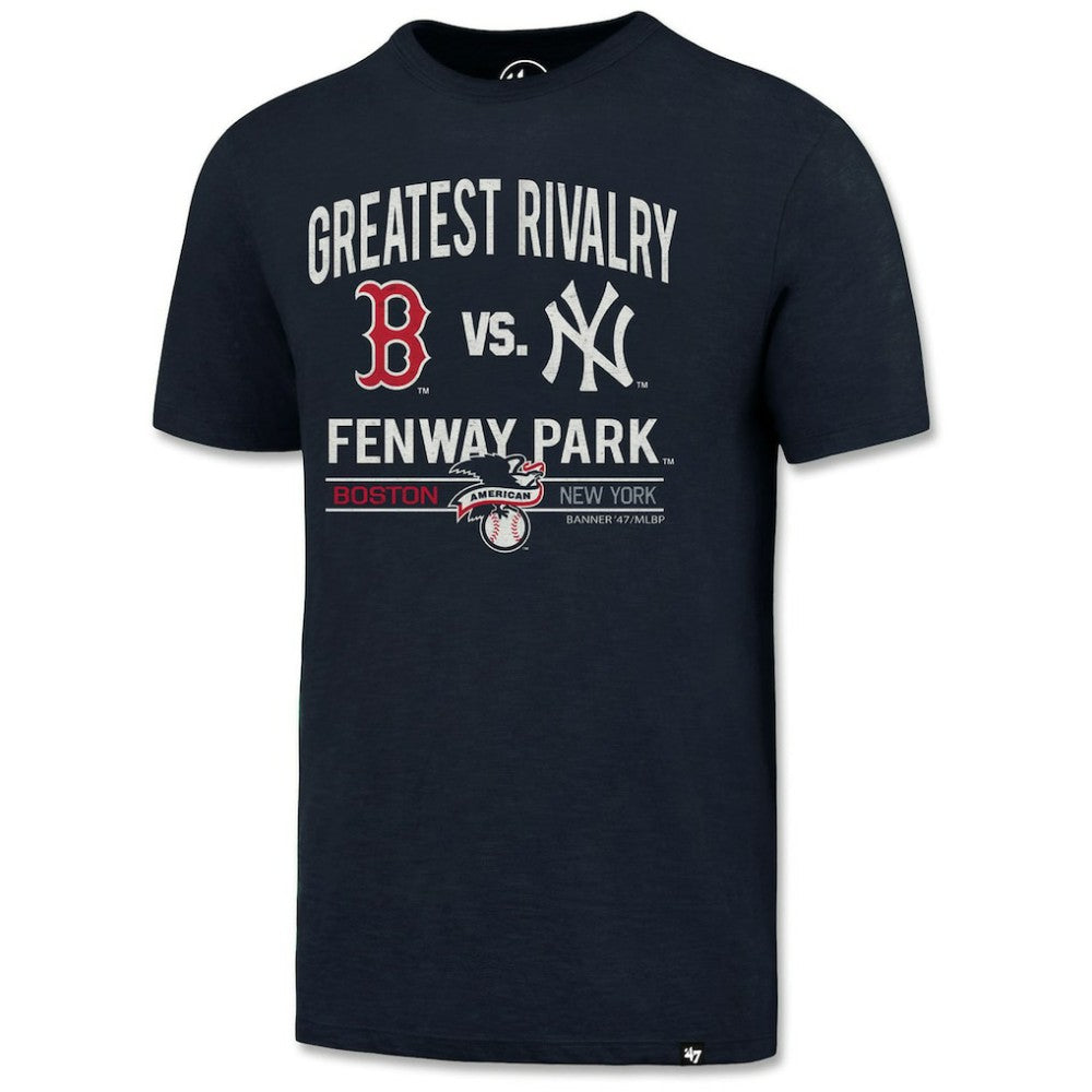 Boston Red Sox vs. New York Yankees '47 Rivalry Scrum T-Shirt - Navy T-shirts