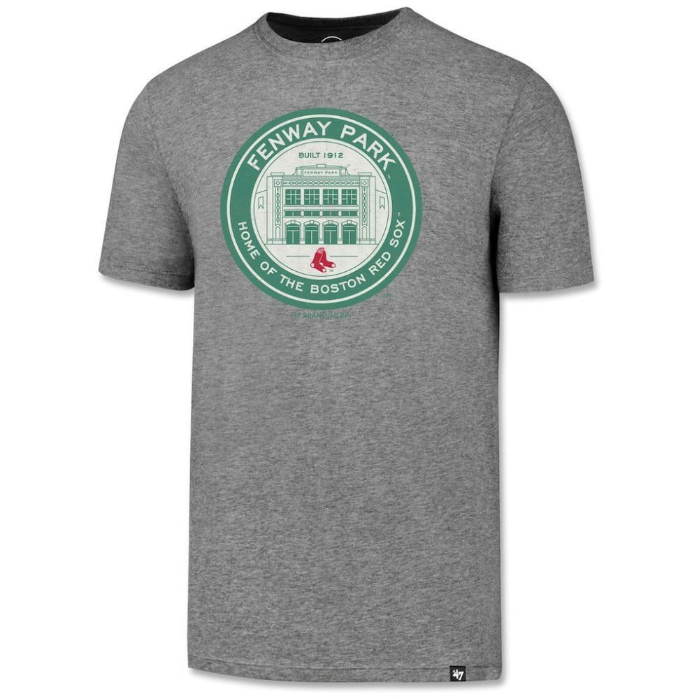 Boston Red Sox '47 Fenway Park Coin Logo Slate Grey T-Shirt - Heather Gray T-shirts