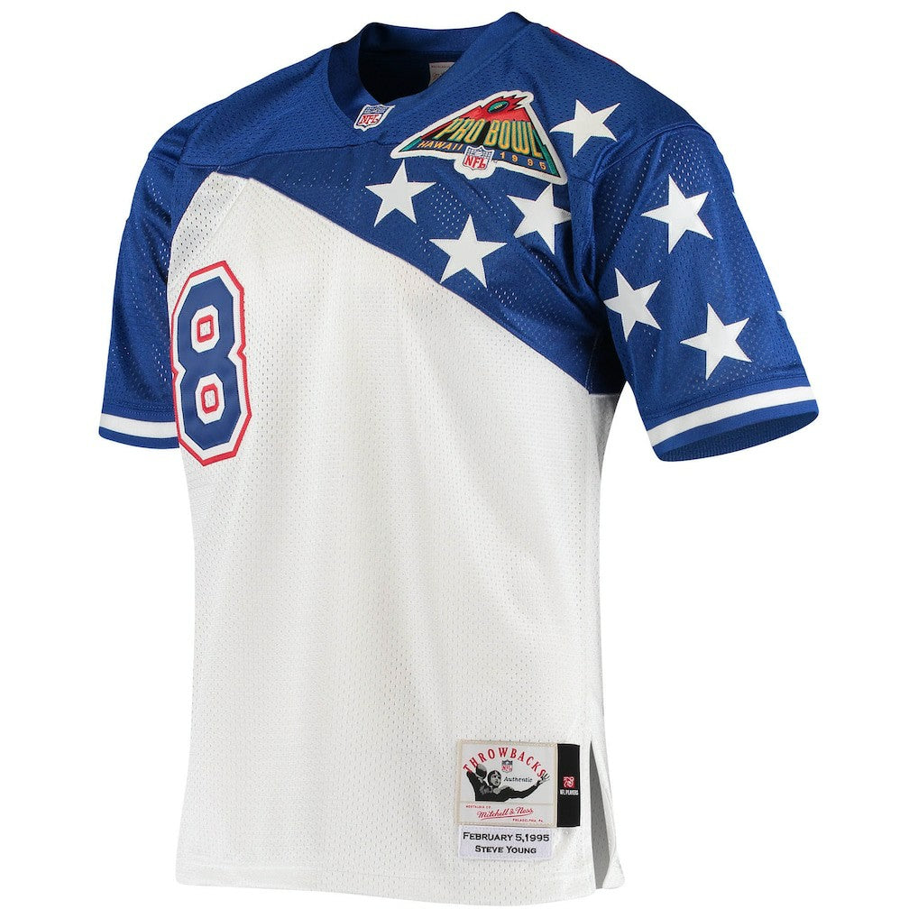 Steve Young NFC 1994 Pro Bowl Authentic Jersey White/Blue