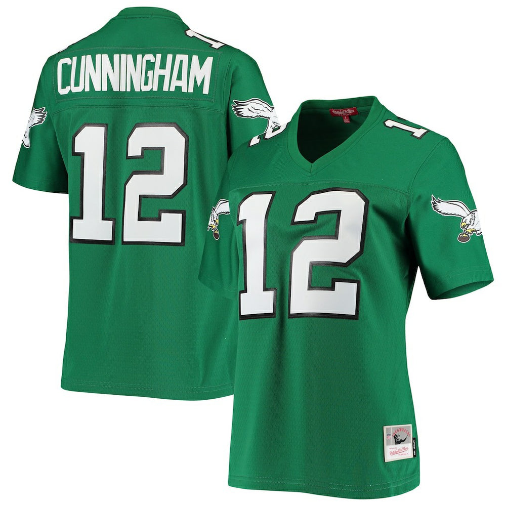 Randall Cunningham Philadelphia Eagles Women's 1990 Legacy Replica Jersey Kelly Green