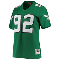Reggie White Philadelphia Eagles Women's 1990 Legacy Replica Jersey Kelly Green