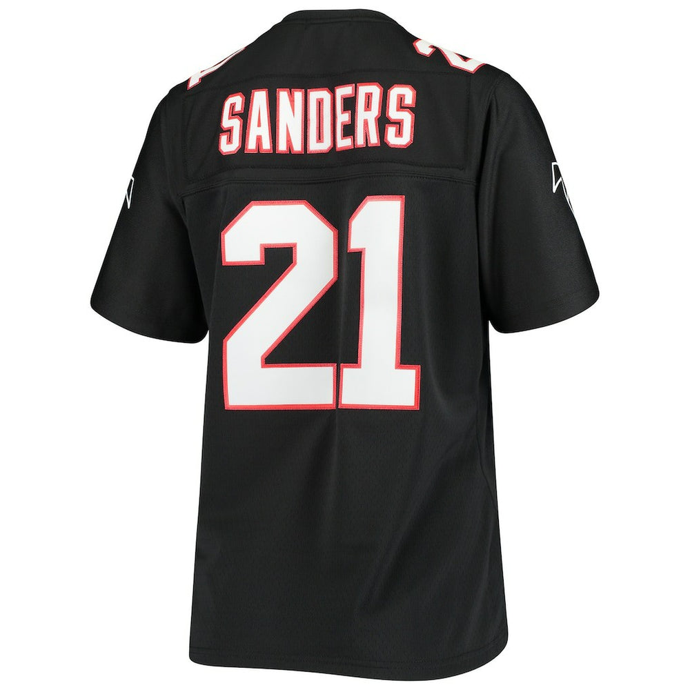 Deion Sanders Atlanta Falcons Women's Legacy Replica Team Jersey Black