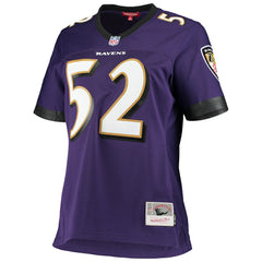 Ray Lewis Baltimore Ravens Women's Legacy Replica Team Jersey Purple