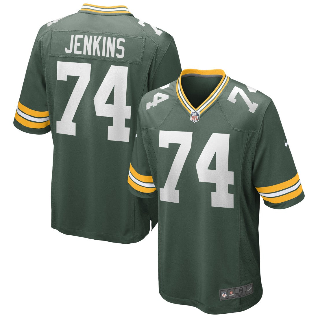 Elgton Jenkins Green Bay Packers Game Jersey Green
