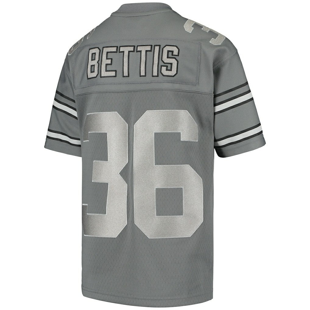 Jerome Bettis Pittsburgh Steelers Youth 1996 Retired Player Metal Replica Jersey Charcoal