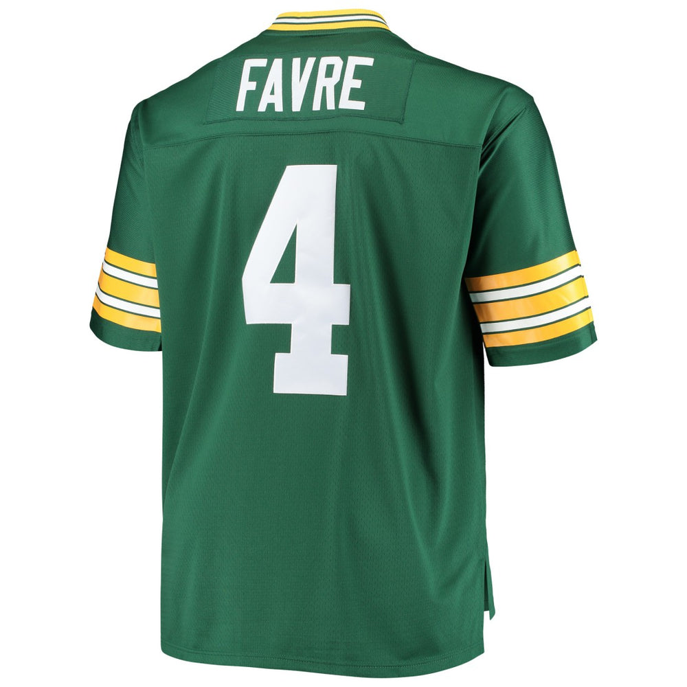 Brett Favre Green Bay Packers Big & Tall 1996 Retired Player Replica Jersey Green