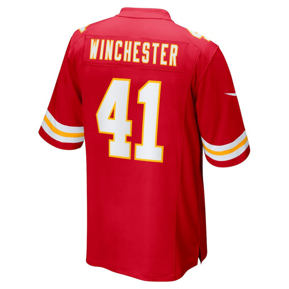 James Winchester Kansas City Chiefs Game Jersey Red