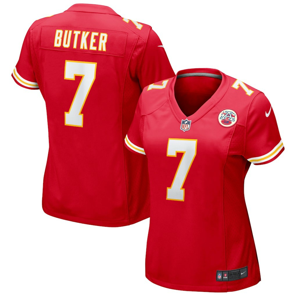 Harrison Butker Kansas City Chiefs Women's Game Jersey Red