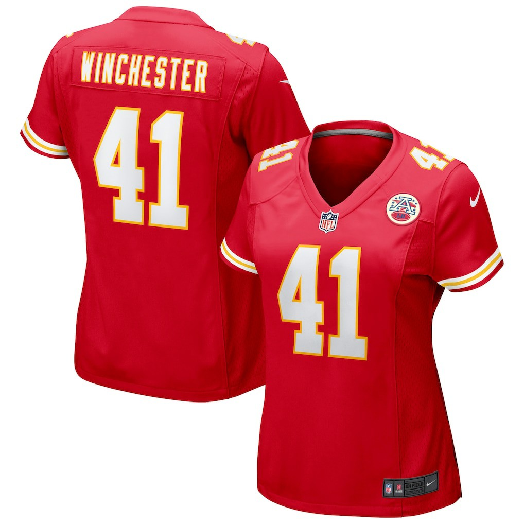 James Winchester Kansas City Chiefs Women's Game Jersey Red