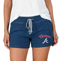 Atlanta Braves Concepts Sport Women's Mainstream Terry Shorts - Navy Shorts