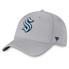 NHL Seattle Kraken Fanatics Core Primary Logo Flex Hat - Gray