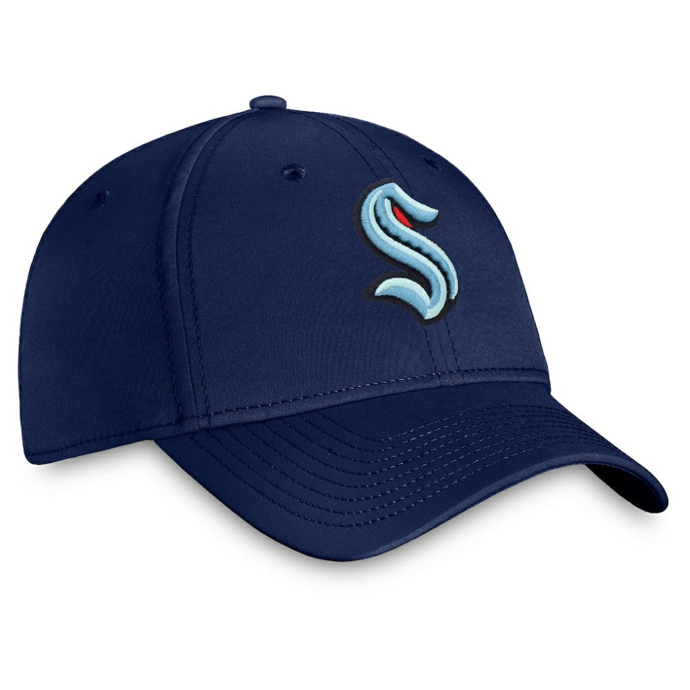 NHL Seattle Kraken Fanatics Core Primary Logo Flex Hat - Navy