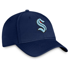 NHL Seattle Kraken Fanatics Core Primary Logo Flex Hat - Navy