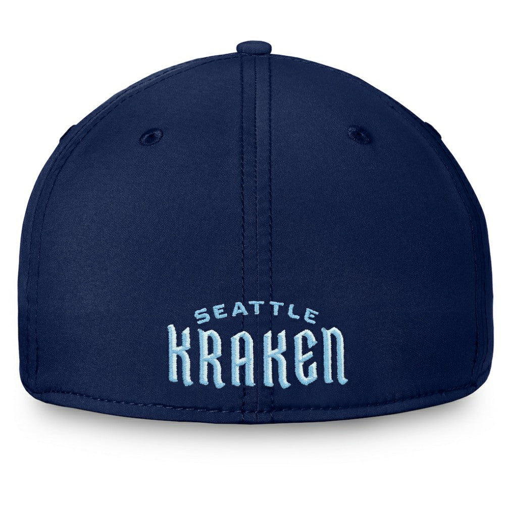 NHL Seattle Kraken Fanatics Core Primary Logo Flex Hat - Navy