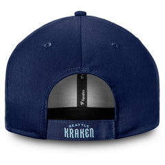 NHL Seattle Kraken Fanatics Core Secondary Logo Adjustable Hat - Deep Sea Blue