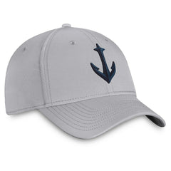 NHL Seattle Kraken Fanatics Secondary Logo Flex Hat - Gray