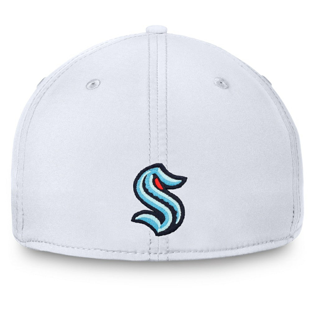 NHL Seattle Kraken Fanatics Wordmark Flex Hat - White