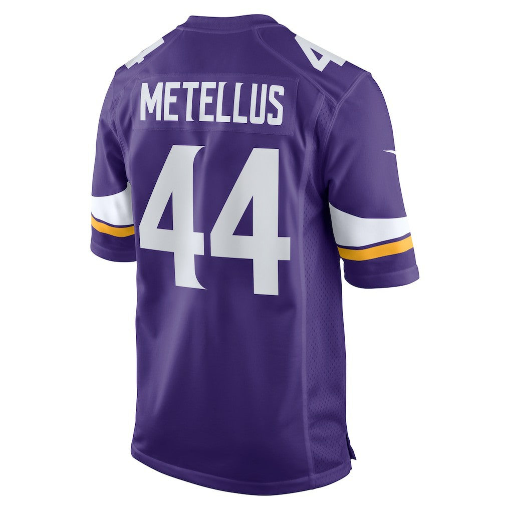 NFL Josh Metellus Minnesota Vikings Game Jersey - Purple