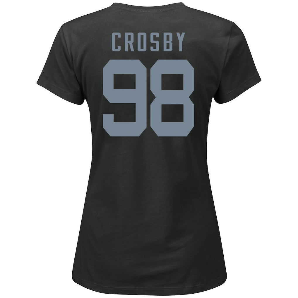 Maxx Crosby Las Vegas Raiders Women's Plus Size Name & Number V-Neck T-Shirt Black