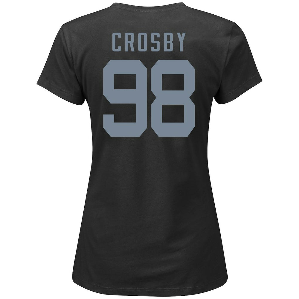 Maxx Crosby Las Vegas Raiders Women's Plus Size Name & Number V-Neck T-Shirt Black