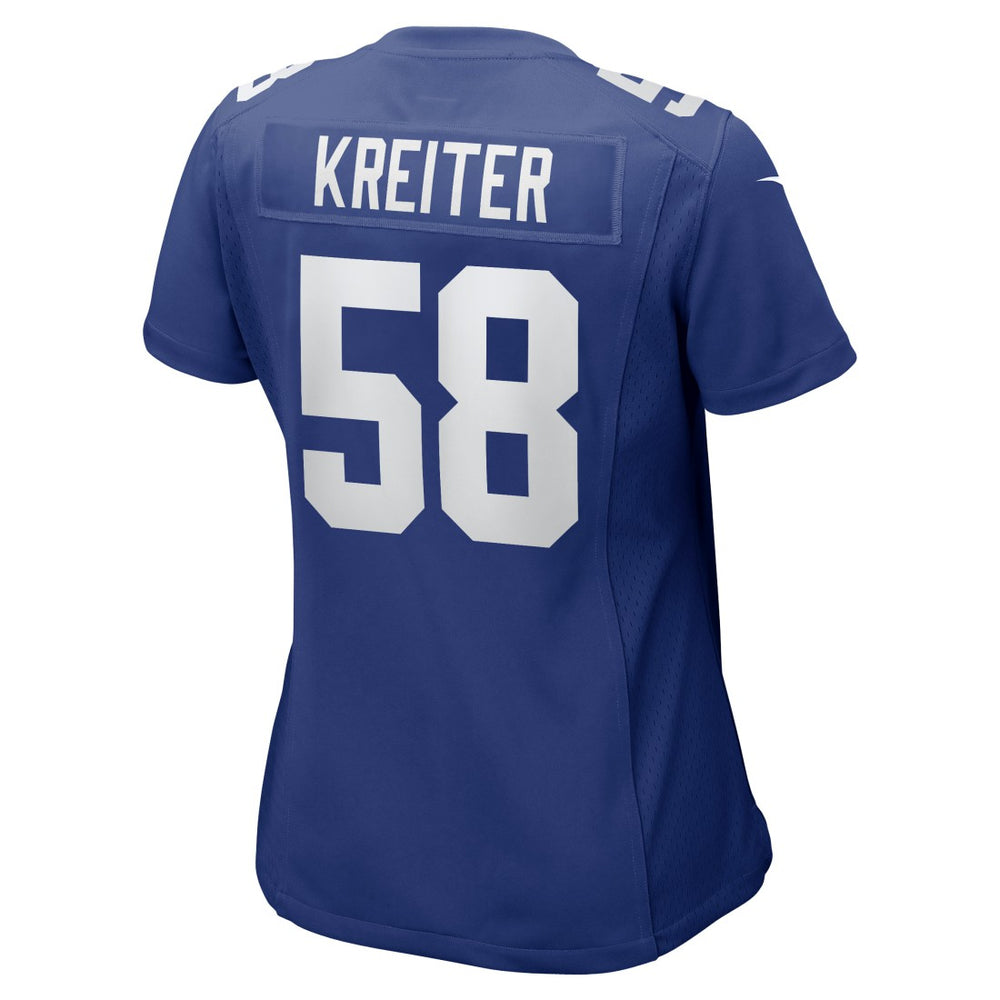 Casey Kreiter New York Giants Women's Game Jersey Royal