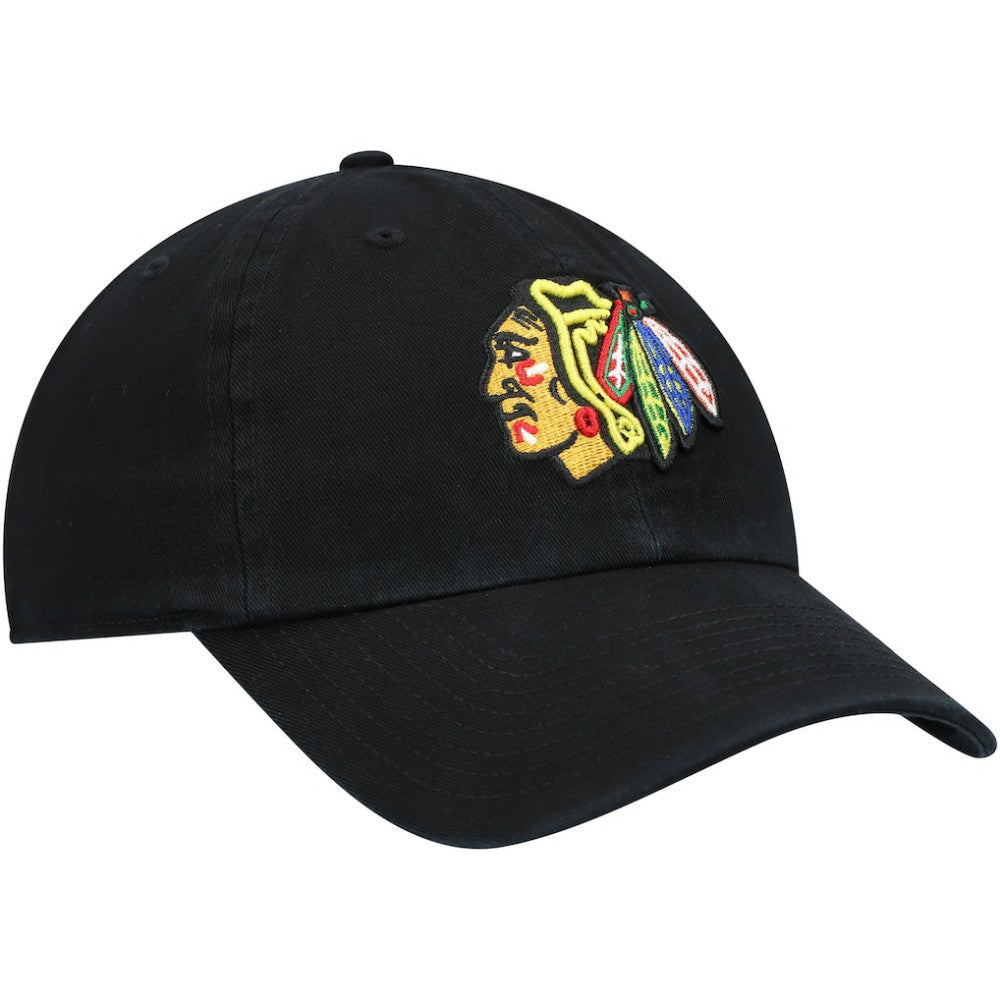NHL Chicago Blackhawks '47 Team Clean Up Adjustable Hat - Black