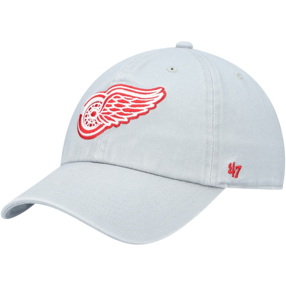 NHL Detroit Red Wings '47 Team Clean Up Adjustable Hat - Gray