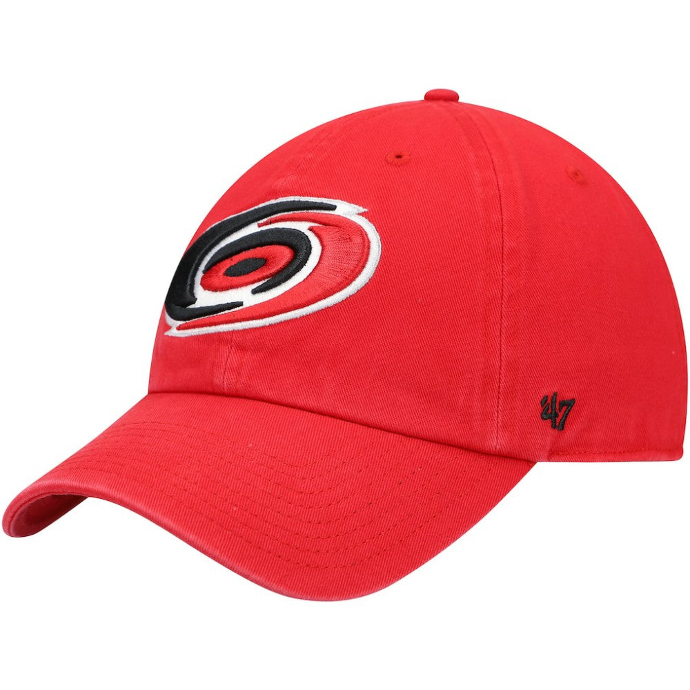 NHL Carolina Hurricanes '47 Team Clean Up Adjustable Hat - Red