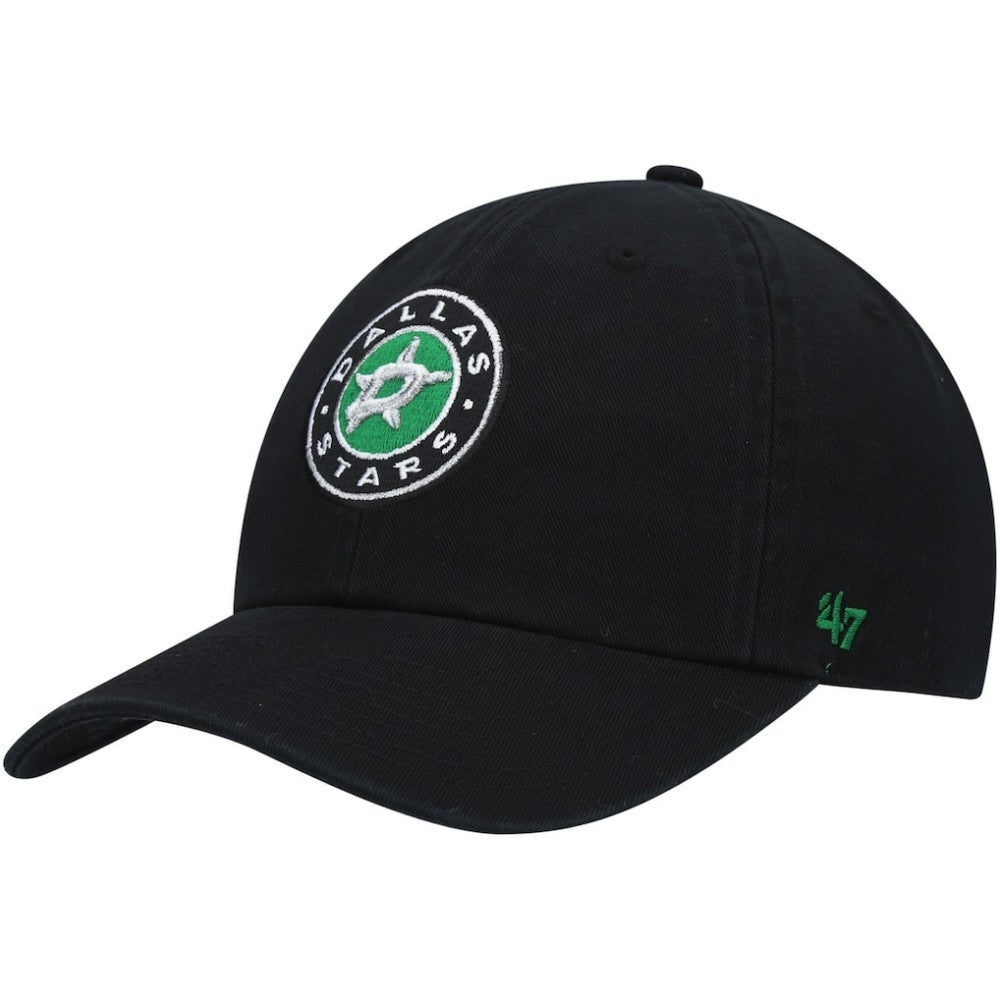 NHL Dallas Stars '47 Team Clean Up Adjustable Hat - Black