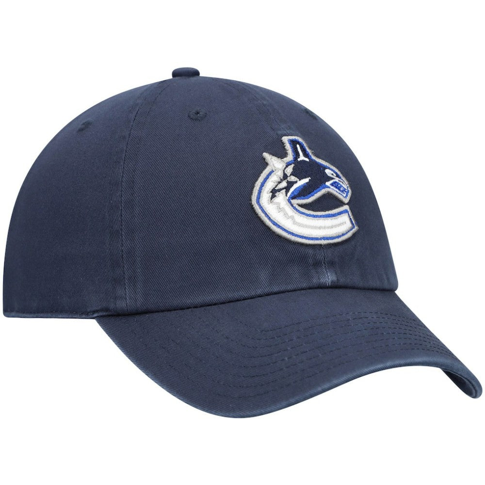 NHL Vancouver Canucks '47 Team Clean Up Adjustable Hat - Navy
