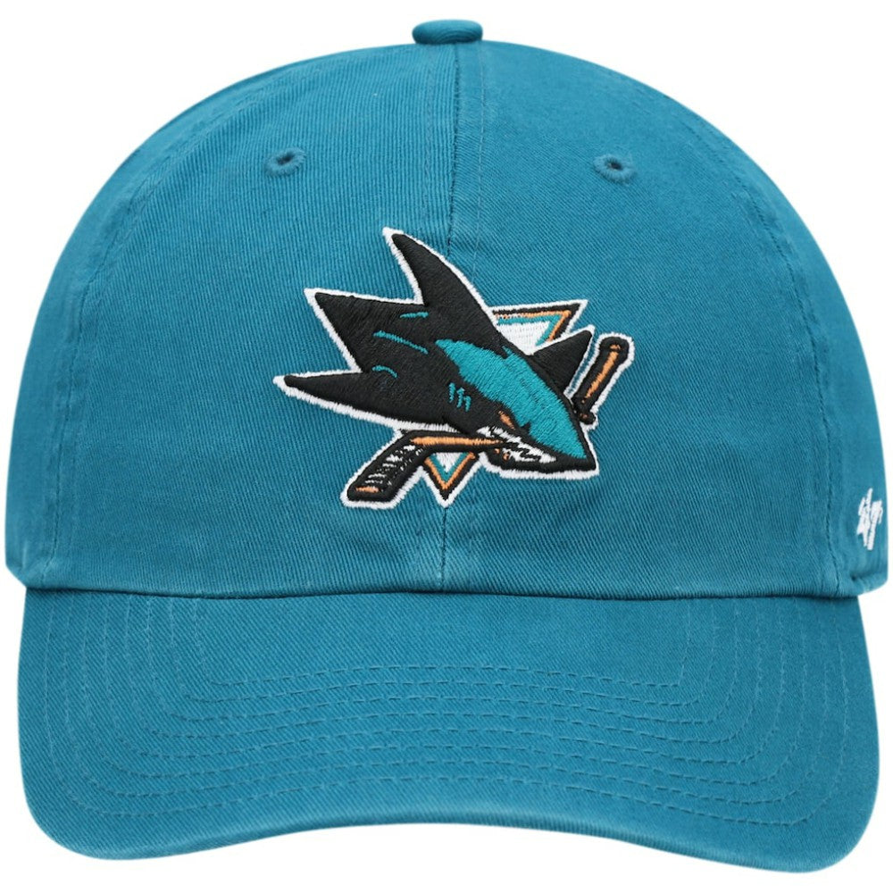NHL San Jose Sharks '47 Team Clean Up Adjustable Hat - Teal
