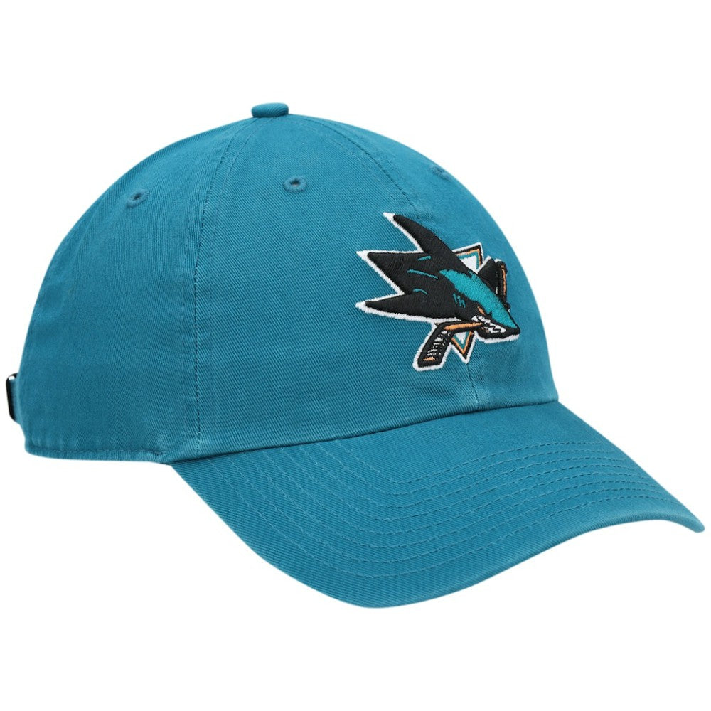 NHL San Jose Sharks '47 Team Clean Up Adjustable Hat - Teal