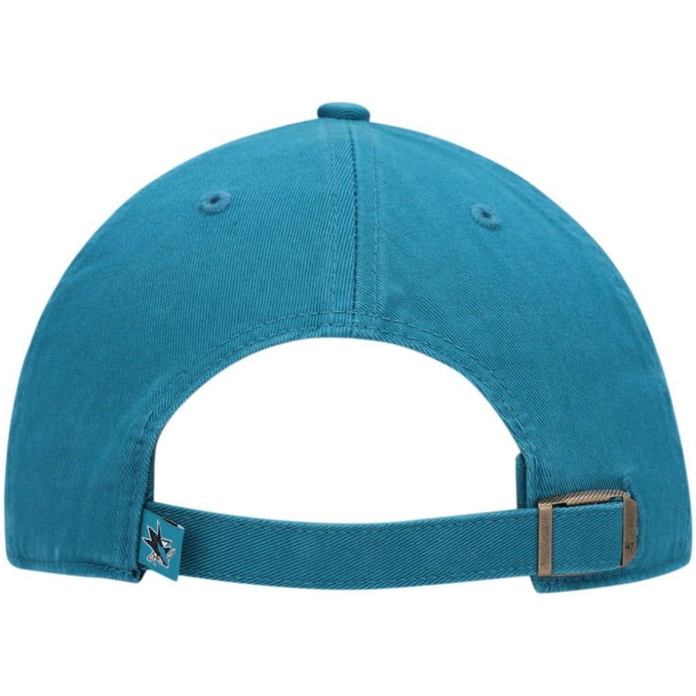 NHL San Jose Sharks '47 Team Clean Up Adjustable Hat - Teal