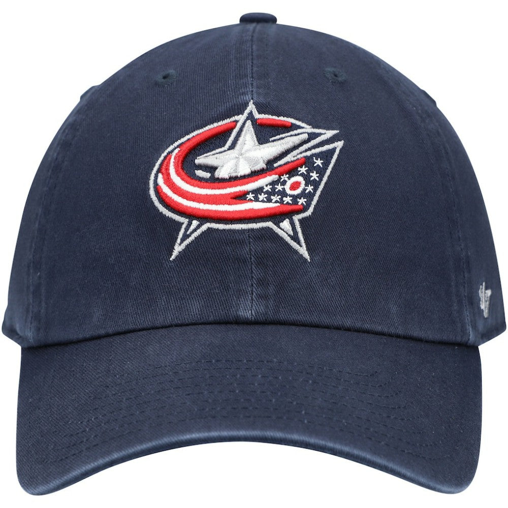 NHL Columbus Blue Jackets '47 Team Clean Up Adjustable Hat - Navy