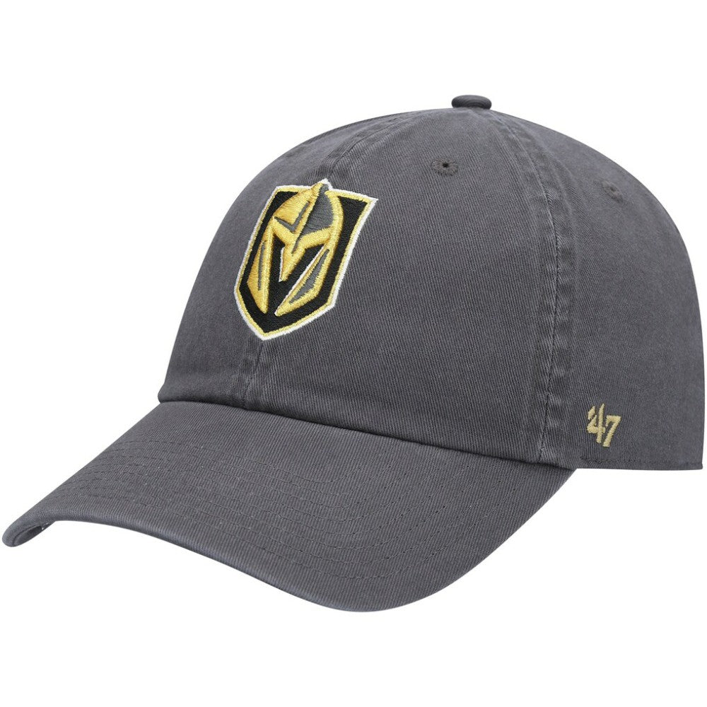 NHL Vegas Golden Knights '47 Team Clean Up Adjustable Hat - Charcoal