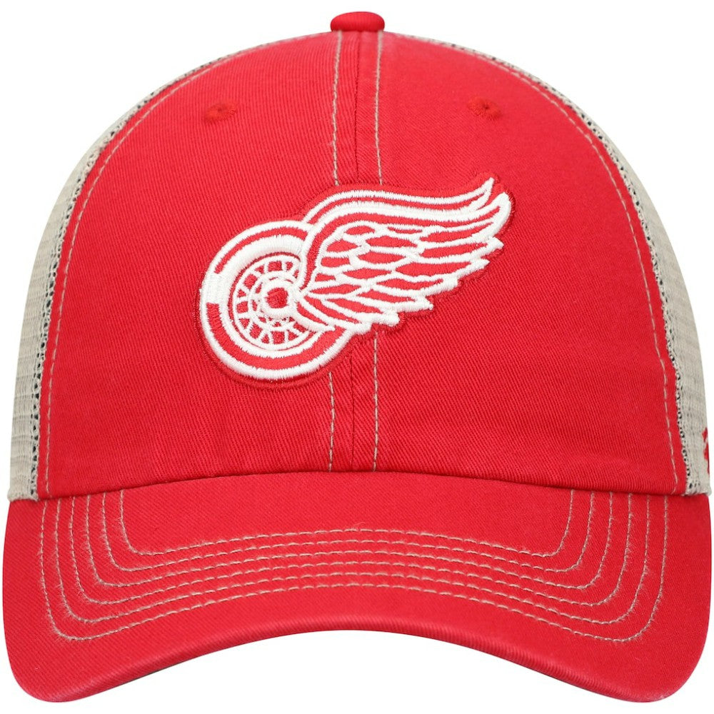 NHL Detroit Red Wings '47 Trawler Clean Up Trucker Snapback Hat - Red