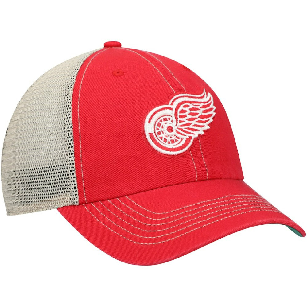 NHL Detroit Red Wings '47 Trawler Clean Up Trucker Snapback Hat - Red