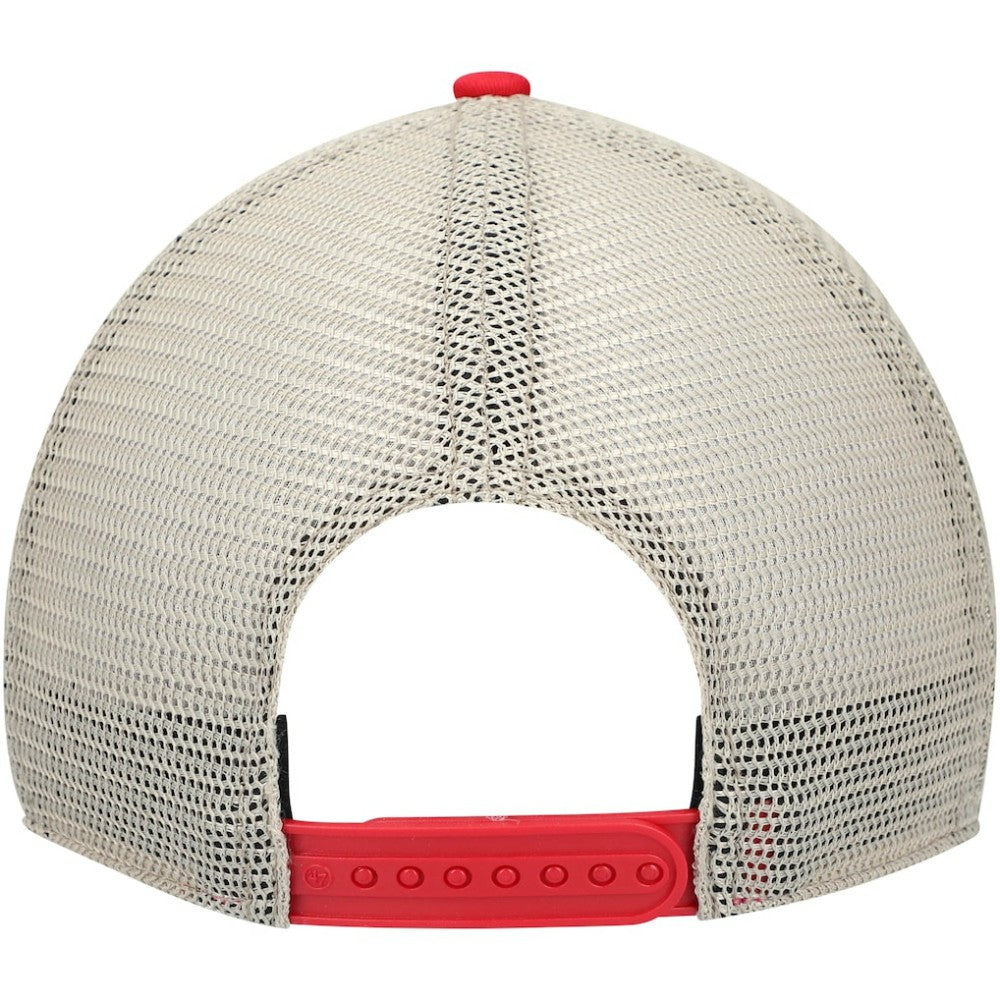 NHL Detroit Red Wings '47 Trawler Clean Up Trucker Snapback Hat - Red