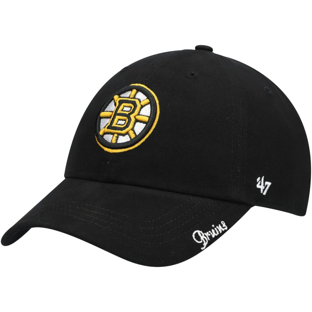 NHL Boston Bruins '47 Women's Team Miata Clean Up Adjustable Hat - Black