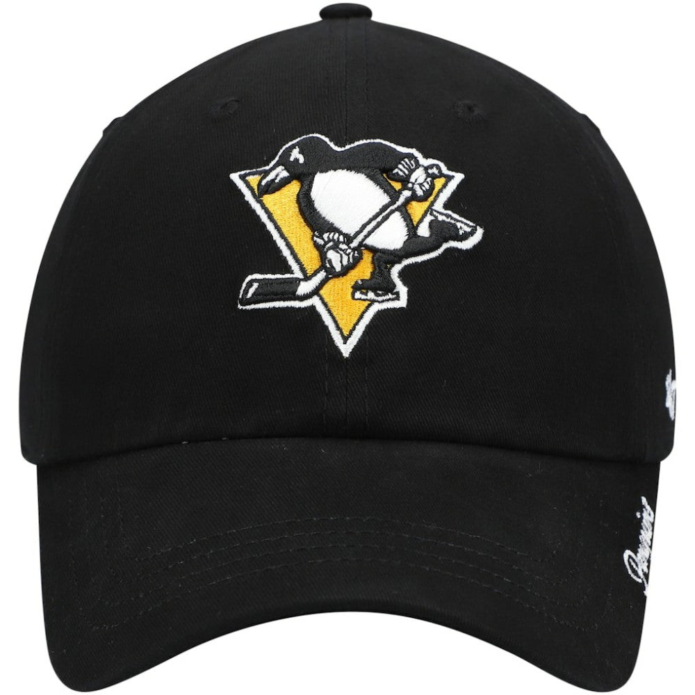 NHL Pittsburgh Penguins '47 Women's Team Miata Clean Up Adjustable Hat - Black