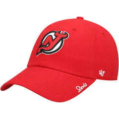 NHL New Jersey Devils '47 Women's Team Miata Clean Up Adjustable Hat - Red