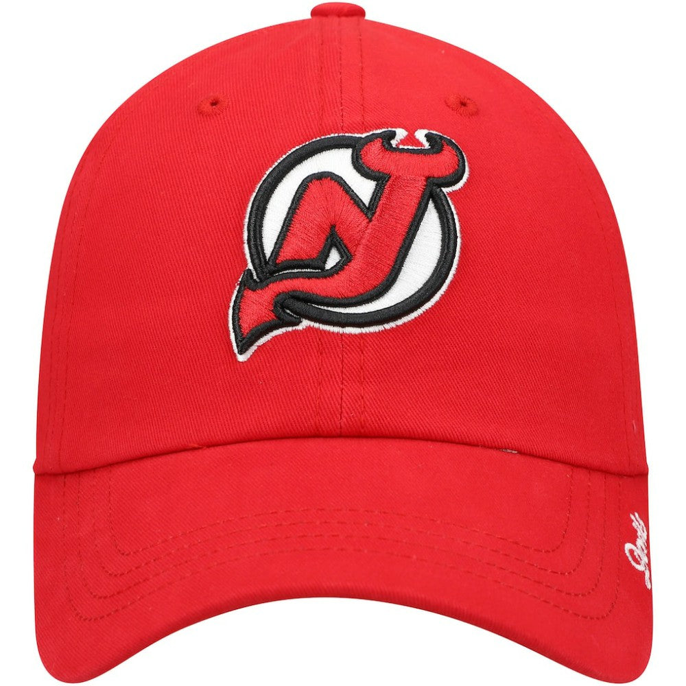 NHL New Jersey Devils '47 Women's Team Miata Clean Up Adjustable Hat - Red