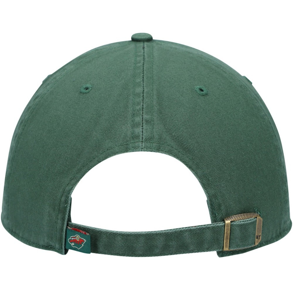 NHL Minnesota Wild '47 Team Clean Up Adjustable Hat - Green