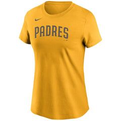 Fernando Tatís Jr. San Diego Padres Nike Women's Name & Number T-Shirt - Gold T-shirts